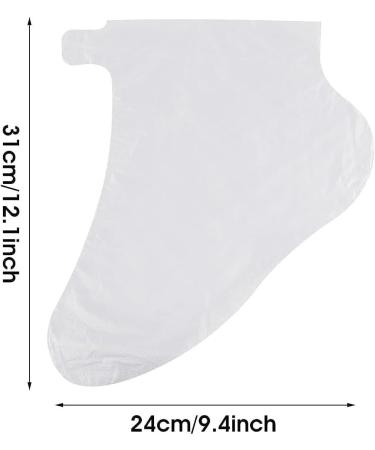 200PC Foot Mask & Foot Foil Set | Disposable Plastic Socks & Gloves for Moisturizing Foot Care Pedicure & Hot Spa Treatment - International Shipping - Buy Online on GoSupps.com