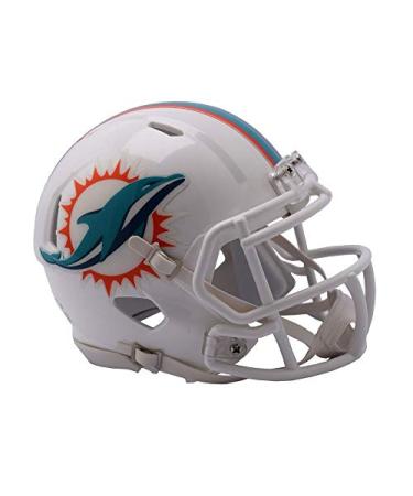 Riddell NFL Miami Dolphins Unisex Replica Mini Speed Stylemiami Dolphins Helmet Replica Mini Speed Style 2018, Team Colors, One Size
