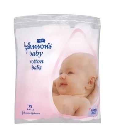 Johnson'S Baby Cotton Balls 75Pack by Johnson's Baby
