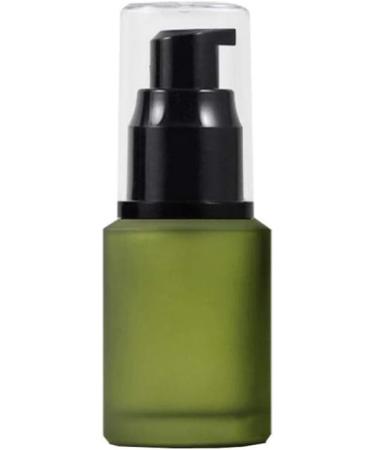 Happyupcity 30ml Refillable Green Glass Bottle for Cosmetics Lotion Essential Oils - Eco-Friendly Dispenser - Buy Online on GoSupps.com