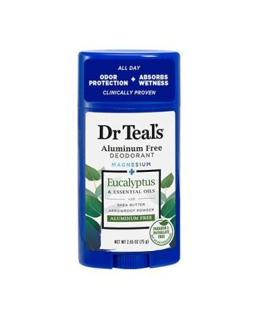 Dr. Teals Deodorant Variety Gift Set - Vanilla Lavender & Eucalyptus (2 Pack) | Essential Oils Shea Butter & Magnesium for Moisture Control - Buy Online on GoSupps.com