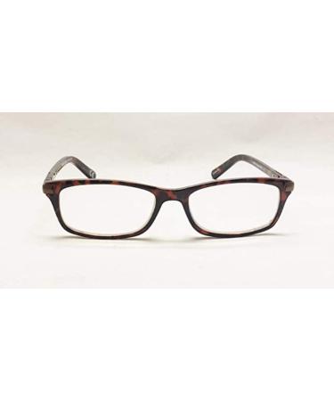 Foster Grant Roman Men's Reading Glasses Tortoise +1.25 w/Bonus Soft Shell Case (+1.25)