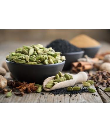 FreshSpice Green Cardamom Pods (500g) | Harvested directly from the farms of Kerala and lab tested for purity - Buy Online on GoSupps.com