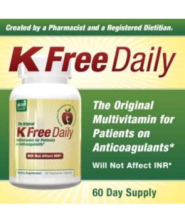 K Free Daily: No Vitamin K Supplement - Ideal for Blood Thinner Users - Buy Online on GoSupps.com