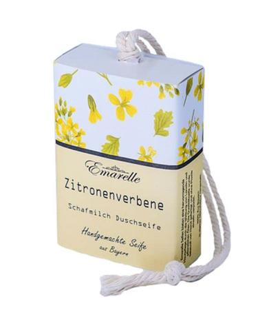 Emarelle Luxury sheeps milk shower soap lemon verbene gentle care for face and body 1 x 100 g