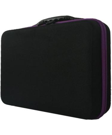 CliSpeed 2-in-1 Essential Dashmaker Organizer & Storage Box for Essential Oils Stylish Violet Carrier Bag - Buy Online on GoSupps.com