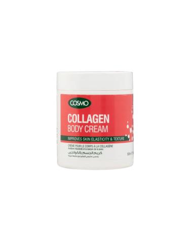 Collagen Body Cream 500ml | 17.6 fl.oz | Skin-Loving Moisture for Silky, Smooth All Skin Types (17.6 fl.oz, Collagen) Collagen 17.6 Fl Oz (Pack of 1)