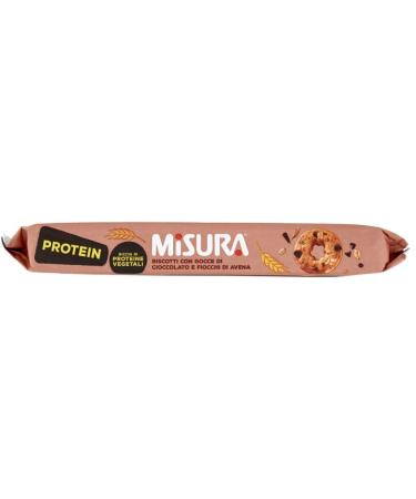 Misura Pack of 6 Protein Cookies with Chocolate Drops and Oatmeal Rich in Vegetable Protein 260g + 400g - Buy Online on GoSupps.com