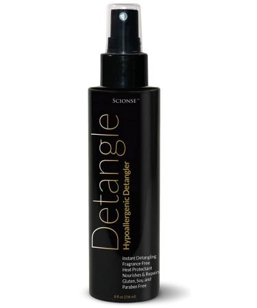 SCIONSE Hypoallergenic Detangle  Fragrance Free  Unscented  Heat Protectant- Detangler and Leave-in Conditioner