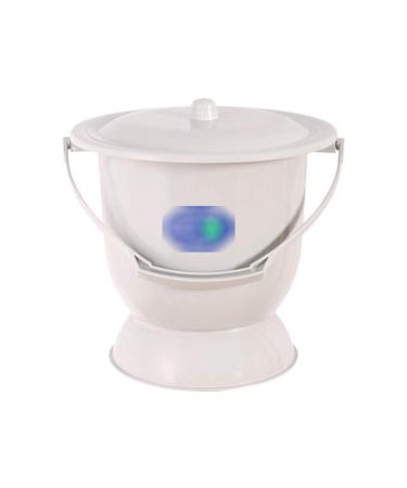 FFLSDR Household Plastic Chamber Pot Urinal for Men and Women (Color : White)