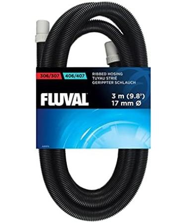 Fluval Ripened Replacement Hose 3M | 17mm for 304 404 305 405 306 & 406 Outer Filters - Black/Gray - Buy Online on GoSupps.com
