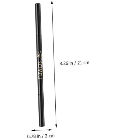 Healeved 2pcs 2 1 Eyebrow Makeup Tools Dual-use Pencil Make up Kit Eyebrow Filler Eye Makeup Tool Brown 1 count (Pack of 1) Dark Brownx2pcs - Buy Online on GoSupps.com