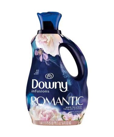 Downy Infusions White Tea & Peony Liquid Fabric Conditioner (Fabric Softener), 56 fl oz - Buy Online on GoSupps.com
