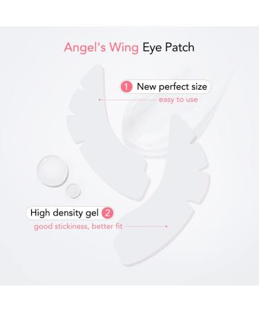  Lunamoon Lunamoon 50 Pairs of Eye Pads for Eyelash Extensions Gel Eyelash Extensions (Pink Angle) - Buy Online on GoSupps.com