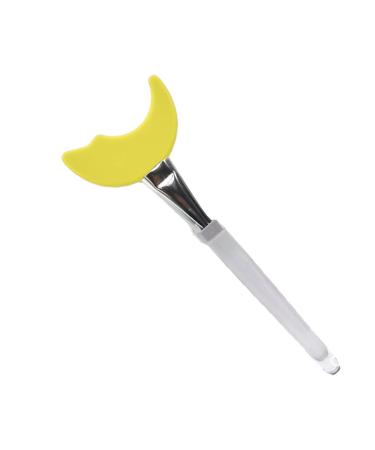 Eye Makeup Aid Tool | Tool For Eyes - Silicone Reusable Multifunctional Precision Application For Lash/Eyebrow/Lip Easy-to-Clean For Women Yellow