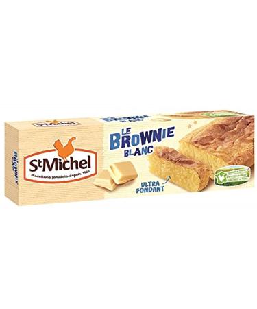 ST MICHEL - White Chocolate Brownie 240G - Pack of 4 - Free Shipping