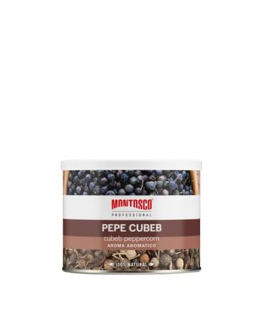 Black peppercorn cubes Montosco Professional 140 g plastic jar