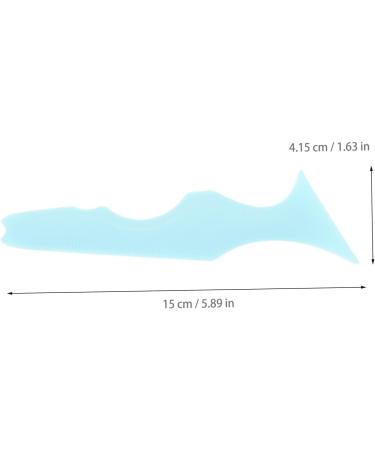 Abaodam 4pcs Silicone Beauty Ruler Lip Liner Silicone Winged Eyeliner Tool Eyeliner Aid Eyelash Travel Pads - Buy Online on GoSupps.com