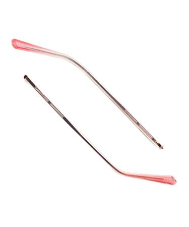 Dookaa glasses brick glasses glasses plastic brilliant parts spectacle replacement bars metal tooth thickness 1.2 mm 1 pair of ros gold