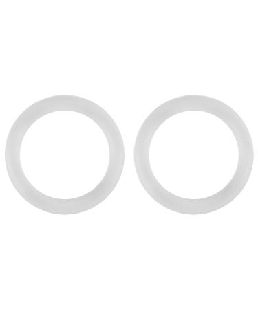 20 Pack O-Rings Baby Pacifier Clips - Safe & Durable Silicone Pacifier Chain Holders (2.5 cm Transparent) - International Shipping - Buy Online on GoSupps.com