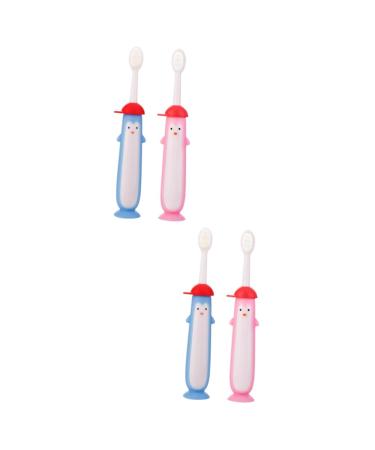 Beaupretty 4pcs Toothbrush Children's Supplies Children Accessories Baby Products For Children Daily Use Pp