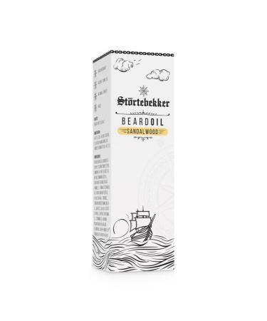 St rtebekker Premium Sandalwood Beard Oil - Vegan Daily Care for 3-Day to Full Beards - 50ml | Quality Ingredients Made in Germany - Buy Online on GoSupps.com