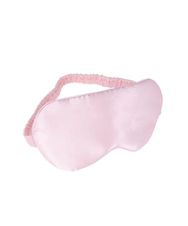 Mobestech Sleeping Electric Eye Mask Blackout Mask Sleeping Silk Eye Mask Sleeping Blindfold Silk Eye Shade Eye Patches Night Sleeping Eye Patch Calendar Hanger Silk Blindfold to Sleep Strap 1 Count (Pack of 1) Pink