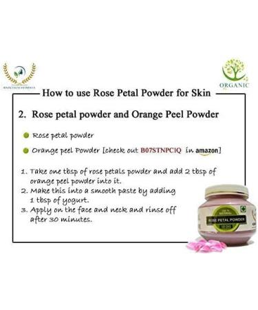 READ QURA RAINTECH HERBALS Pure & Natural Double Filtered Rose Petal Powder for Skin Facial Mask for Fairness Tanning and Radiant Skin 100 Grams - Buy Online on GoSupps.com