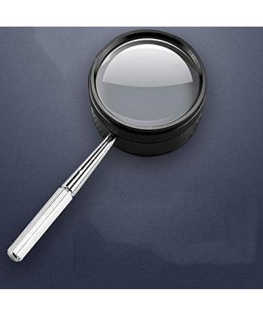 30X Round Handheld Reading Magnifier Old Man Low Vision Macular Degeneration Man Reading Newspaper Book Magazine Metal Frame (Color : 999) Made in China - Buy Online on GoSupps.com