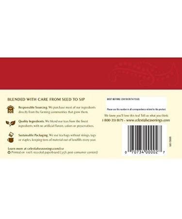 Celestial Seasonings Red Zinger Herbal Tea - Caffeine Free, 20 Tea Bags x 6 Packs - Buy Online on GoSupps.com