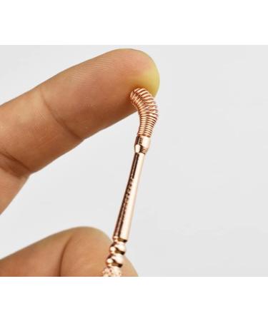 HLLMX 2 PCS Professional Spiral Ear Wax Cleaner | Stainless Steel 360 Spiral Ear Cleaning Tool for Kids & Adults/Seniors - Buy Online on GoSupps.com