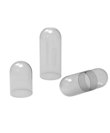 DR T T DR T&T 1000 Size 00 Gelatin Clear Bodytop Separated Capsules with Certificate UK Seller