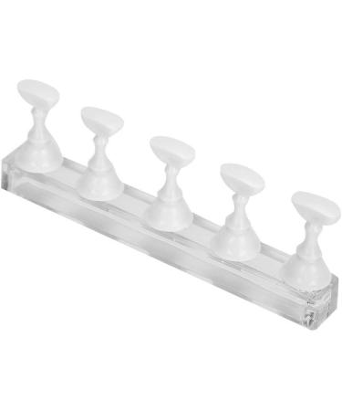 Alupre Magnetic Nail Tip Practice Stand Professional False Nail Holder for Gel Polish Display & Manicure Tool Perfect for Nail Art Enthusiasts - Buy Online on GoSupps.com