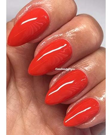 Bluesky RED MINX AN ORANGEY RED COLOR 63915 Nail Gel Polish UV LED Soak Off 10ml - Buy Online on GoSupps.com