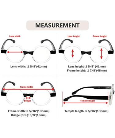 Eyekepper Round Reading Glasses for Women - Oprah Style Tortoise Readers +2.50 Diopters - Buy Online on GoSupps.com