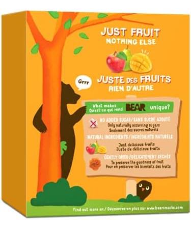 BEAR Fruit Minis 5 Packs per Box - Healthy Fruit Snacks Mango Flavour 100 Grams - Buy Online on GoSupps.com