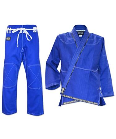 Ring to Cage ULTIMA Brazilian Jiu Jitsu Gi with 2 Pairs of Pants - Blue (A3)