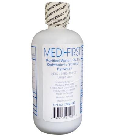 Medique/Medi-First Buffered Eyewash Eye Care Body Wash 8 Oz Bottle - MS55780 (10 Bottle)