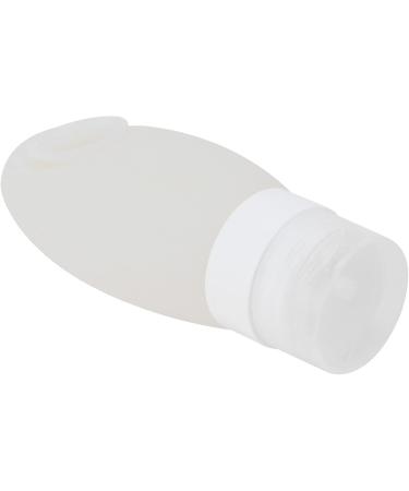 Zerodis Portable Silicone Cosmetic Storage Bottle for Outdoor Travel - Lightweight and Shampoo Bottle for Camping (White) - Buy Online on GoSupps.com