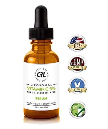 Clinical Resolution Liposomal Vitamin C serums 5% for Face 1fl.oz/30ml Antioxidant Protection Whitening Effect Anti-Wrinkle Facial Anti-Aging Restore & Enhance Collagen Moisturizing for Smooth 1 Pack Vitamin C 5% 1oz - Buy Online on GoSupps.com