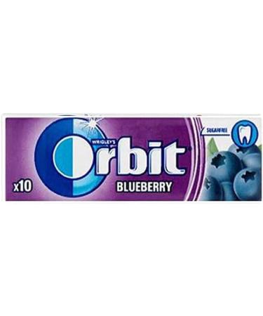 6 Packs Wrigley's Orbit Blueberry Sugar Free Chewing Gum Helps keep Teeth Clean And Mouth Fresh