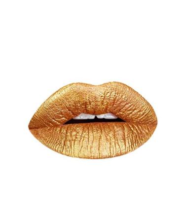 Aromi Metallic Matte Liquid Lipstick | Shimmery Finish Vegan Cruelty-free Long-Lasting (gold digger) - Buy Online on GoSupps.com