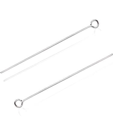 UNICRAFTALE 1000pcs 0.6mm Stainless Steel Eye Pins with Loop - 40mm Long Eye Pins Hooks for Jewelry Making and Crafts | 2mm Hole - Includes Storage Container - Buy Online on GoSupps.com