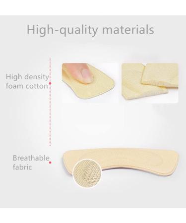 Siismi 5 Pair Heel Cushions | Non-Slip Sponge Foot Care Pillows for High Heels & Sneakers - Ultimate Comfort & Protection - Buy Online on GoSupps.com