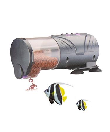 Aquarium Automatic Fish Feeder Saim Daily Double II Battery-Operated Automatic Fish Feeder