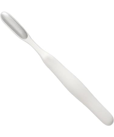 Virtcooy Pedicure Foot File Reusable Stainless Steel Cracked Skin Removal Tool - Callus Remover Foot Scrubber Toe Crevice Cleaning Brush Foot Care Pedicure Tool White - Buy Online on GoSupps.com