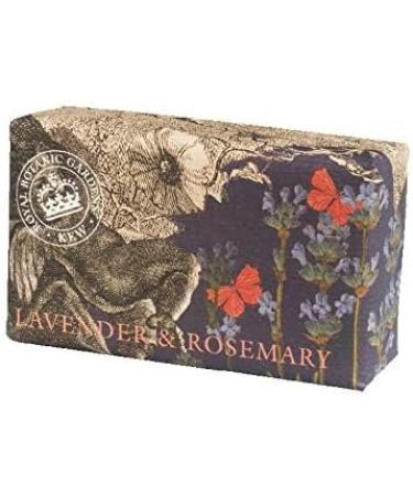 Royal Botanical Gardens Kew Lavender & Rosemary Shea Butter Soap 240g - Soothing & Nourishing Blend - Buy Online on GoSupps.com
