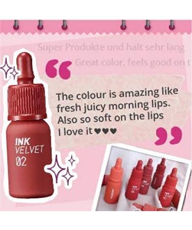 Peripera Ink Velvet Lip Tint 01 Good Brick - 0.14 oz | Long-lasting, Matte Finish - Buy Online on GoSupps.com