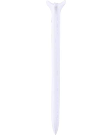 25pcs Lightweight Durable Plastic Zero Friction Golf Tees - White - Buy Online on GoSupps.com