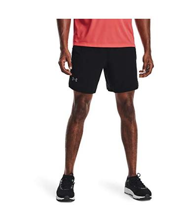 Under Armour Men's Launch Run 7-inch Shorts Black/Reflective Medium - Buy Online on GoSupps.com